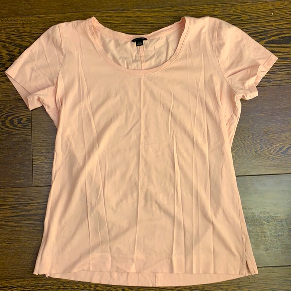 BABY PINK ANN TAYLOR TEE - Picture 1 of 5